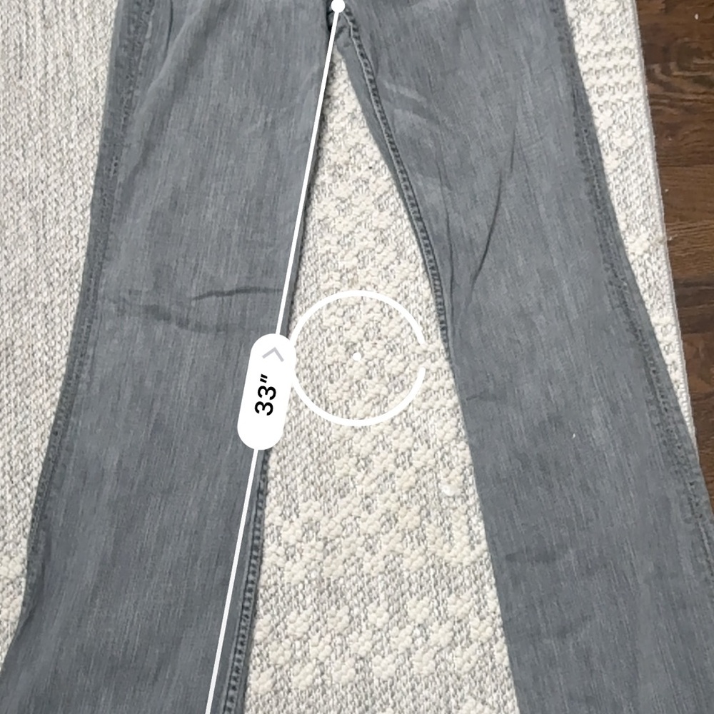 Vintage Hudson Jeans Women's Charcoal Boot Cut super low rise - Picture 3 of 10